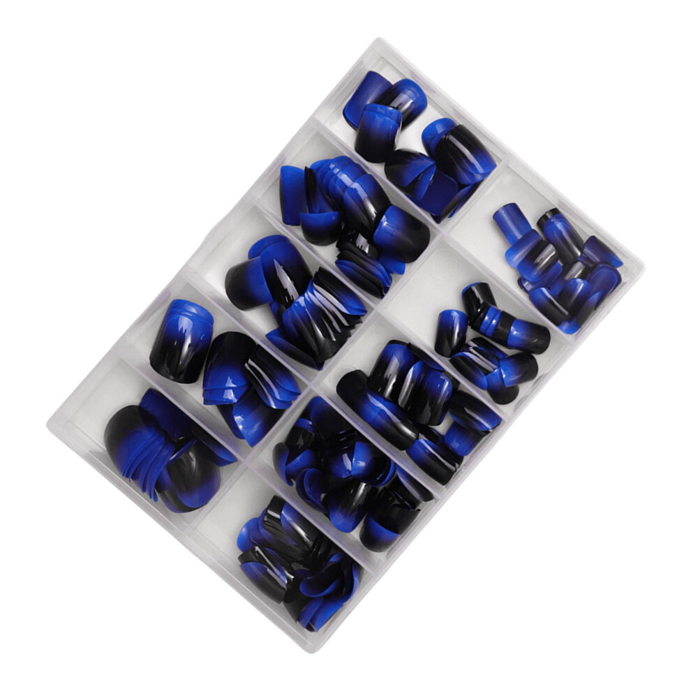 120Pcs Halloween Press On Nails Short Square False Nails with Professional Salon Finish