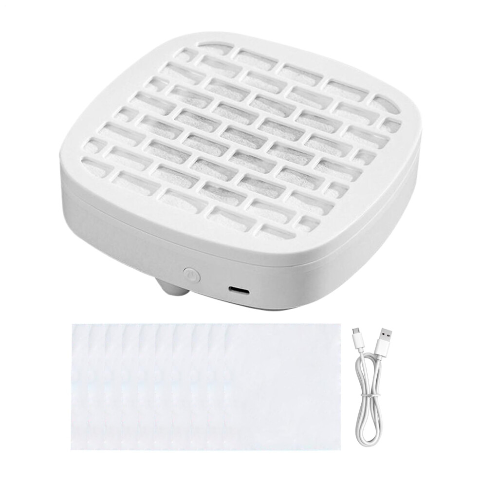 Nail Dust Collector USB Rechargeable Quiet Vacuum with Adjustable Speed for Manicure Home Salon