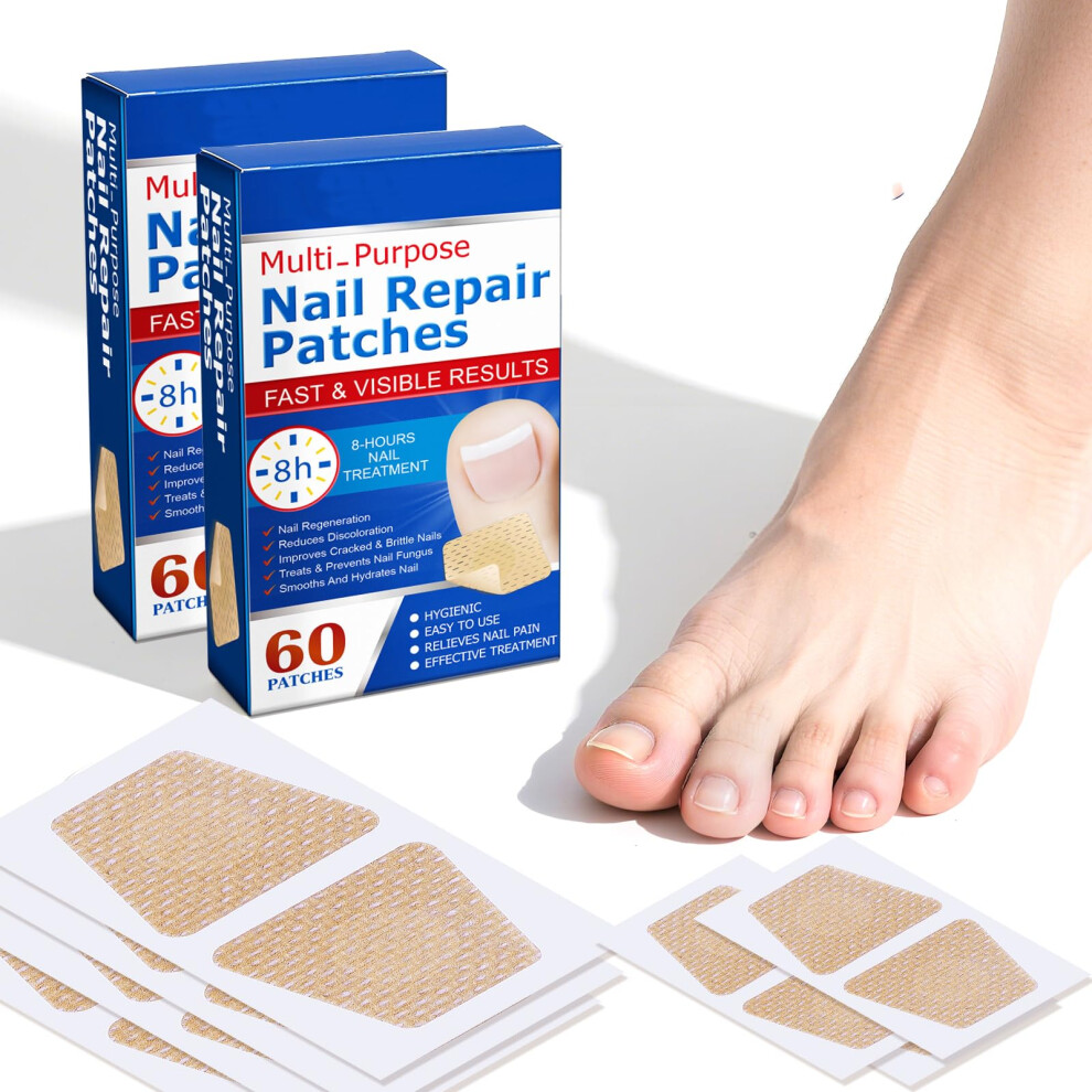 120Pcs Toenail  Patches for Ingrown Nail Treatment and Overnight Nail Renewal Care