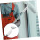 Mop Handle Clamp Galvanized Iron Replacement Dust Mop Attachment Universal Broom Rod Clip 4
