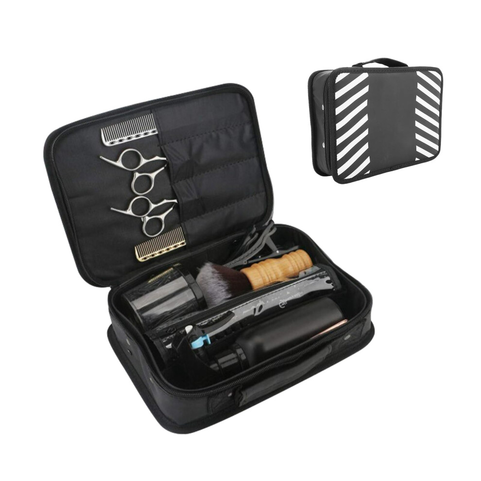 Barber Travel Case for Hair Clippers, Large Capacity Durable Tool Organizer for Hairdressing