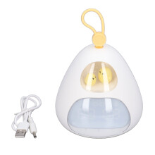Niedliches Nachtlicht in Hühnerform für Kinder, sanfte LED-Lampe mit Touch-Steuerung, dimmbar, warmes Licht, USB-Ladefunktion, ideal für