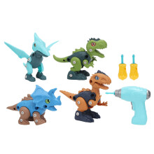 STEM-dinosaurusspeelgoed: demonteerbaar dinosaurusspeelgoed, eenvoudig in elkaar te zetten, educatief bouwpakket voor kinderen, verjaardagscadeau