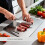 Titanium Cutting Board for Kitchen, Durable 13'x9' Metal Chopping Board, Keeps Knives Sharp, Dishwasher Safe 3