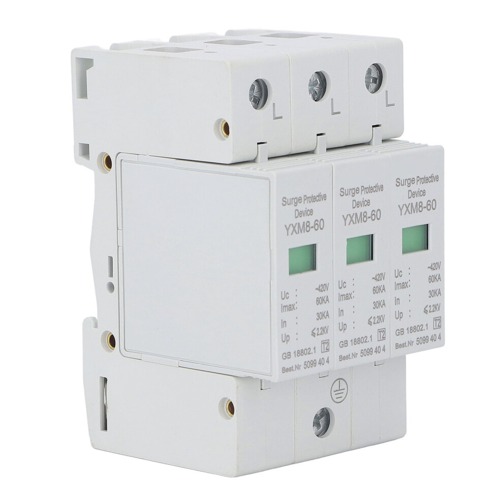 Surge Protective Device Lightning Protection Dc Photovoltaic Protector Power Surge Protection Modular Design Flame Retardant Material Low Voltage 9164030032002