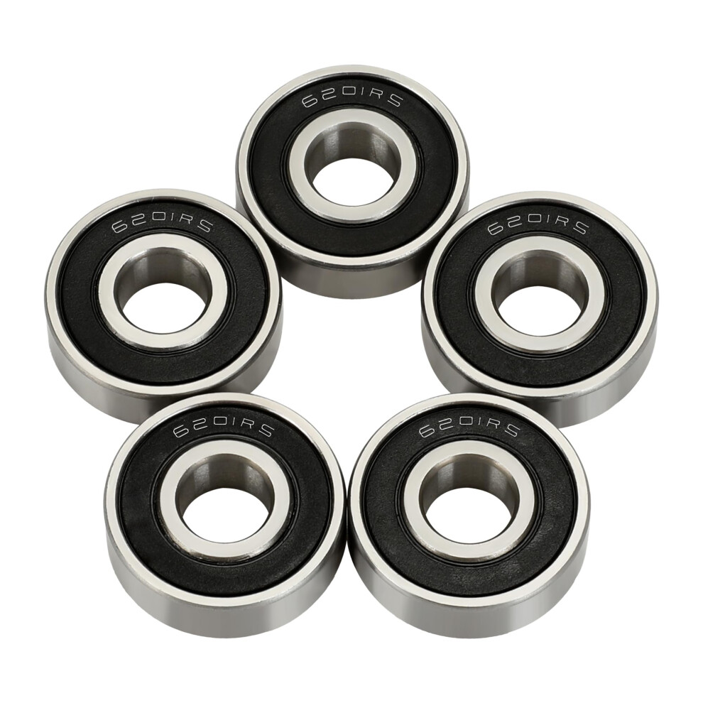 Mini Bike And Go Kart Wheel Bearings 6201Rs Front Rear For Coleman Ct100u Kt196 Smooth Sealed 9164114216519