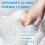 Bath Pillow for Neck and Back Support with 6 Suction Cups, Breathable 4D Mesh, Washable with Bag 2