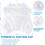 Bath Pillow for Neck and Back Support with 6 Suction Cups, Breathable 4D Mesh, Washable with Bag 3