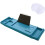 Bathtub Caddy Tray with Adjustable Blue Rack for Soaking, Hotel and Home Use 3