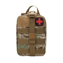 First Aid Kit Medical Waist Bag Waterproof Oxford Cloth with MultiPocket Design CP Camouflage