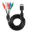 Component AV Cable 1.8M for PS2 PS3 HDTV Crisp Visuals and Clear Stereo Audio 1
