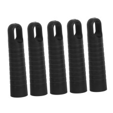 5pcs Durable Mop Handle Replacement Set with Universal Broom Head Holder Accessories Black Plastic