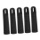 5pcs Durable Mop Handle Replacement Set with Universal Broom Head Holder Accessories Black Plastic 1