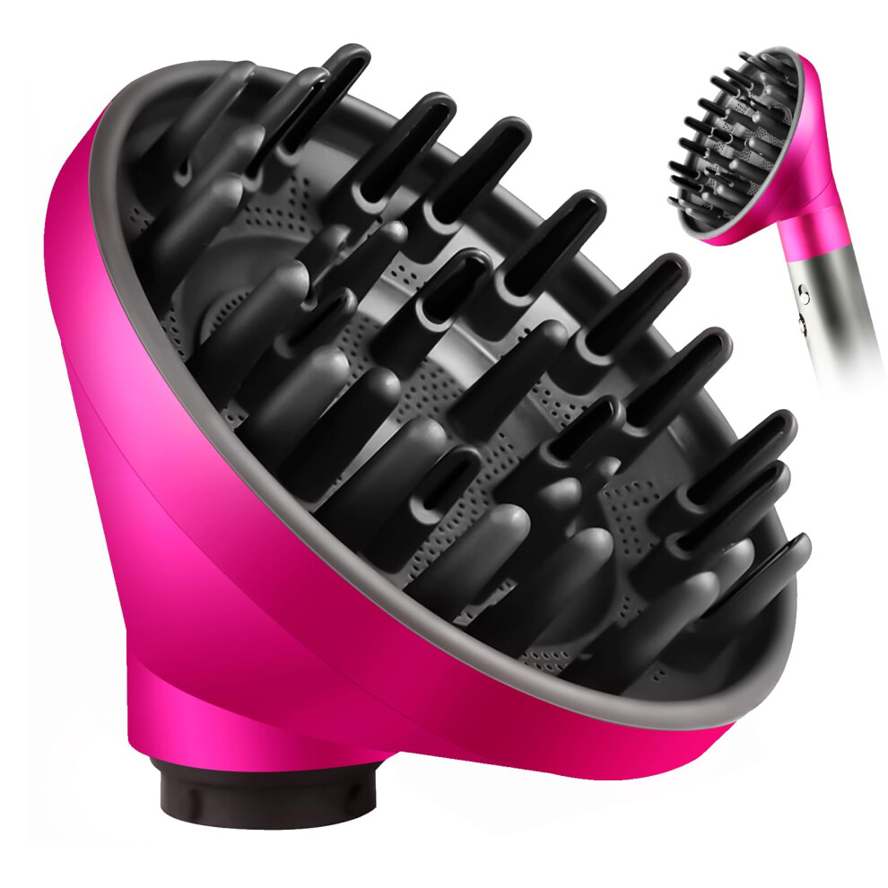 Red Diffuser For Dyson Airwrap Hs05 Hs01 Rose Attachment No Adapter Frizz Uction Curl Enhancing