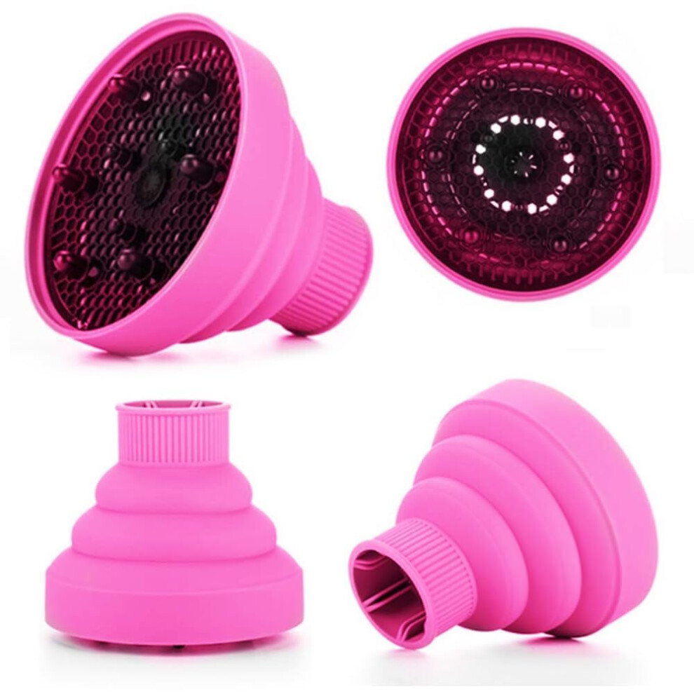 Hair Dryer Diffuser Silicone Foldable for Curly Hair Travel Universal Attachment Enhances Curls