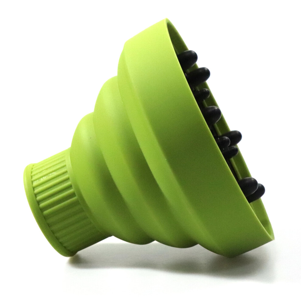 Foldable Silicone Hair Dryer Diffuser for Curly Hair, Universal Heat Resistant Travel Attachment