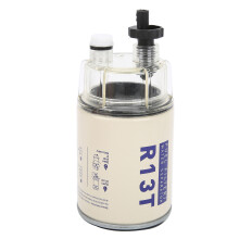 Reusable Transparent Nylon Collection Bowl Fuel Water Separator For Marine Diesel, Spin On Filter Design With Higher Dust Holding Capacity, Universal