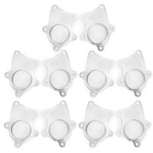 Guarnizione turbocompressore per motori ad alte prestazioni, design downpipe a 5 bulloni, guarnizione tubo di scarico in acciaio inossidabile T3T4