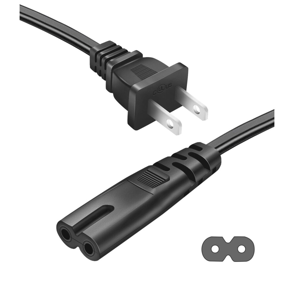 Ps5 Power Cord 3Ft Ul Listed Replacement Cable For Ps4 Ps3 Playstation Consoles 9164114217721