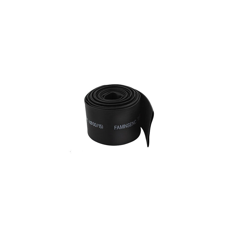 30Mm Black Heat Shrink Tubing 2:1 Polyolefin For Secure Wire Insulation And Cable Protection 3M 9365369436671