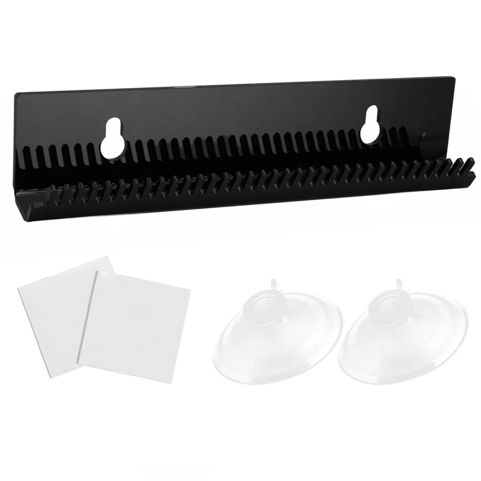 Hair Extension Holder with Strong Suction Cups for Tangle Storage and Styling â Fits Wefts and Clipins