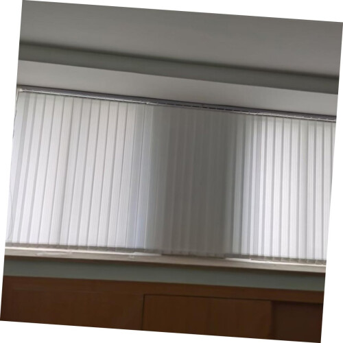 Vertical Blind Replacement Slats White PVC for Sliding Doors and Windows Easy Installation Durable 2