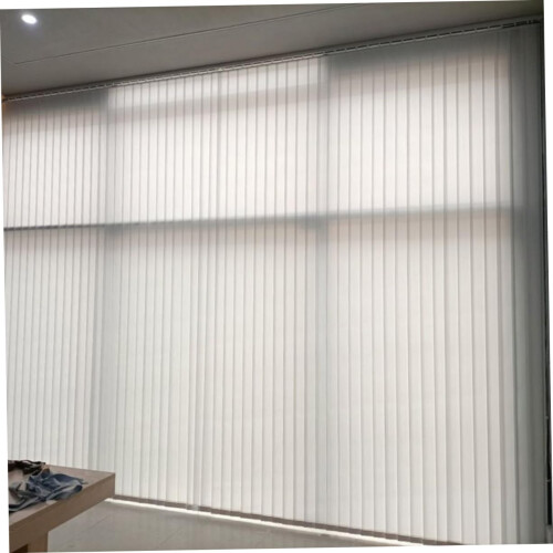 2pcs White Vertical Blind Replacement Slats for Sliding Doors and Windows Easy Installation 2