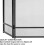 3 Panel Steel Mesh Fireplace Screen with SparkBlocking Guard, Black Foldable HeavyDuty Frame 4