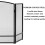 3 Panel Steel Mesh Fireplace Screen with SparkBlocking Guard, Black Foldable HeavyDuty Frame 3