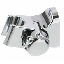 4 Pcs Wall Mounted Adjustable Shower Head Holder with Secure Grip for Modern Bathroom Upgrade