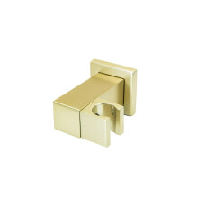 Shower Head Holder 360 Adjustable Brass Wall Mount Bracket for Handheld Shower in Bathroom