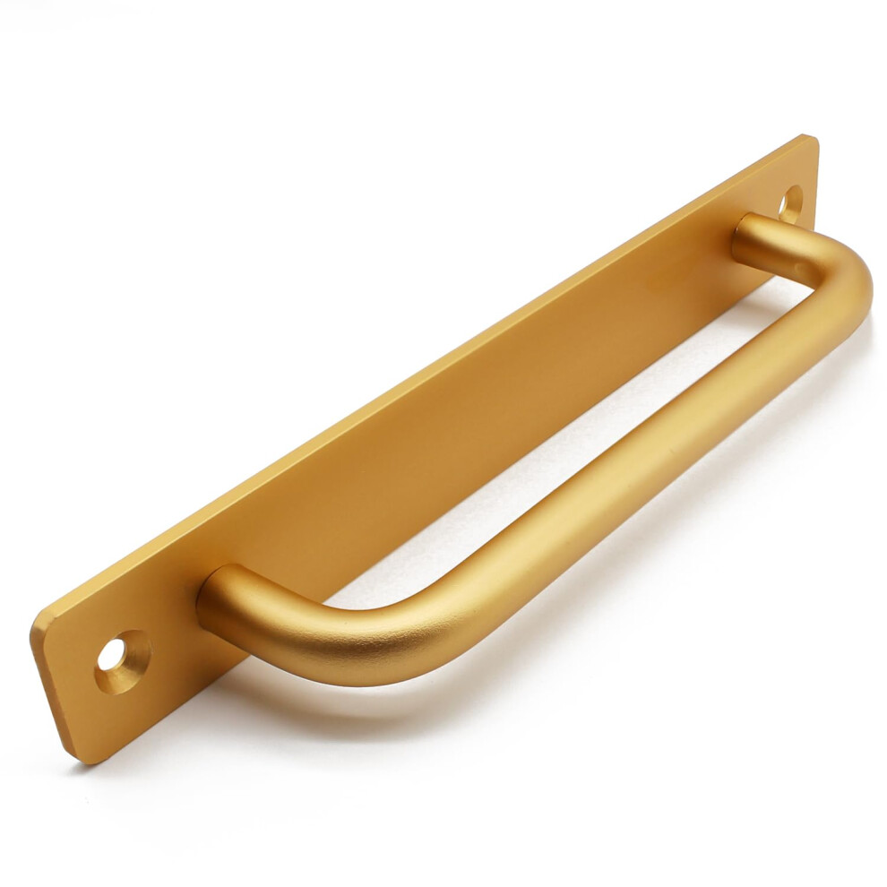 Gold Barn Door Handle 180Mm Aluminium Alloy Sliding Door Pull For Wardrobe And Drawer 9164114219695