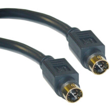 50ft Gold Plated SVideo Cable 4 Pin Male to Male for TV DVD VCR Camcorder Triple Shielded