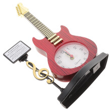Vintage Musical Instrument Desk Clock Retro Tabletop Decor for Bedroom and Office
