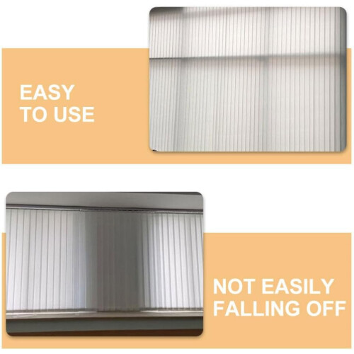 3pcs PVC Vertical Blind Replacement Slats for Sliding Door and Window Easy Installation Ref: 7296 1