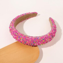 Wide Headbands for Women Comfortable Stretchy Breathable Fabric Hair Accessory Colorful Design