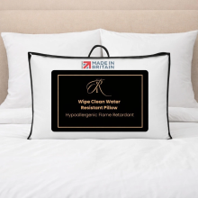 Wipe Clean Waterproof Pillows UK Made (2 Pack)