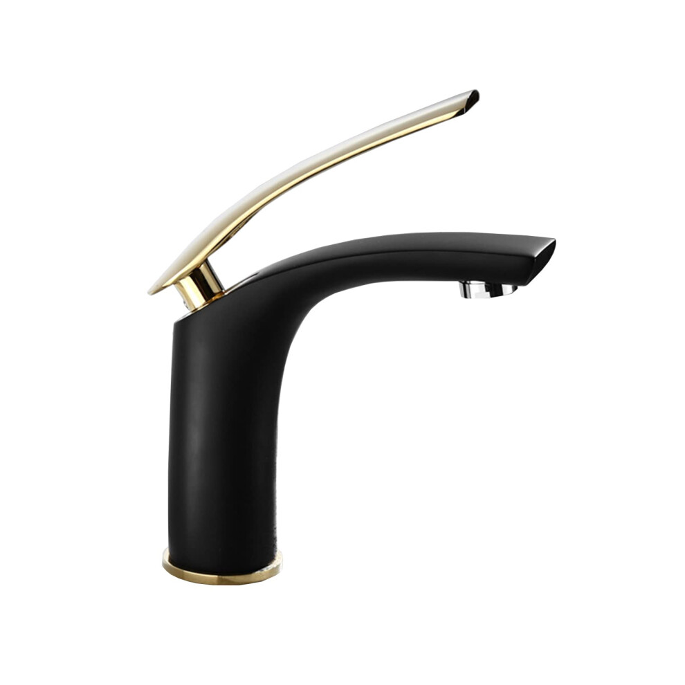 Bathroom Sink Faucet White Brass Single Handle For Vessel Basin, Fits Single Hole 9365369403796