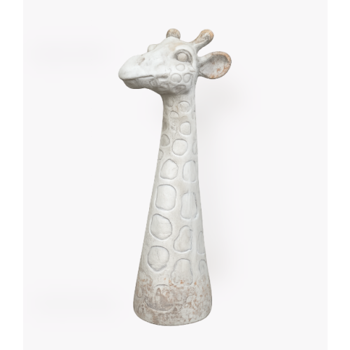 Stone Effect Giraffe Ornament 61cm | MGO Garden Home Decor | Large