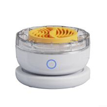 Wireless Fruit and Vegetable Cleaner with Hydroxyl Purification, IPX7 Waterproof Rechargeable Food Purifier for Home and Travel White