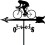 Rustproof Metal Weather Vane Garden Stake Outdoor Wind Direction Indicator Decorative 1