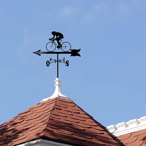 Rustproof Metal Weather Vane Garden Stake Outdoor Wind Direction Indicator Decorative 1
