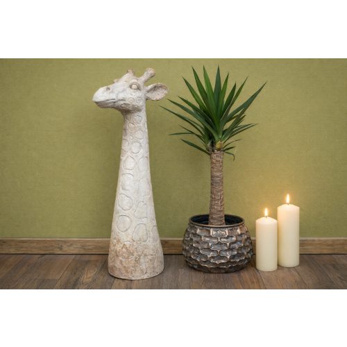 Stone Effect Giraffe Ornament 61cm | MGO Garden Home Decor | Large 2