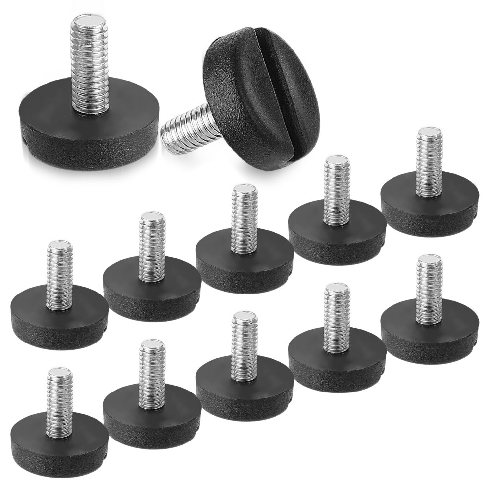 20Pcs M6 Thread Adjustable Furniture Leveling Feet For Tables Chairs Cabinets With Heavy Duty Support 9164114220769