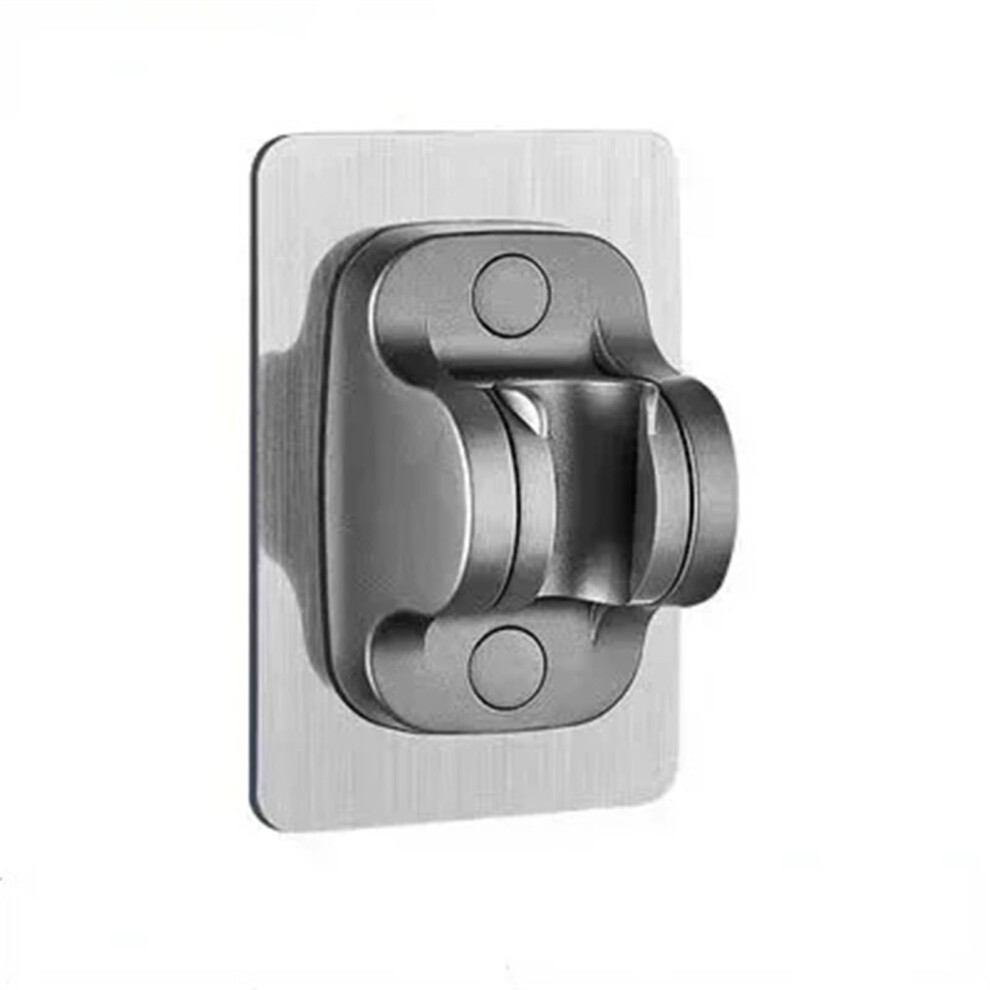 Shower Head Holder 360 Rotation Adjustable Height Suction Cup Wall Mount Bracket Grey 2Pcs 9164114167224