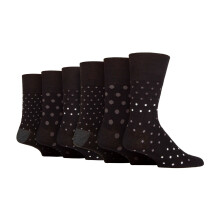 (06-Nov, SOMRM11) Gentle Grip - Gentle Grip - 6er Pack herren Bambus Socken Ohne Gummi | Socken Bunt Muster