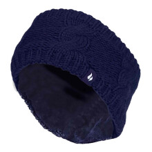(One Size, Marine) Heat Holders - Heat Holders Damen Thermo Winter Stirnband mit Fleece Innen Stricken