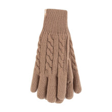 (M/L, Beige) Heat Holders - Heat Holders - Damen Winter Outdoor Handschuhe Gestrickte mit Fleece Füttern