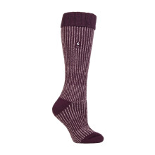 (04-Aug, Cabernet / Rose Blush) Heat Holders - Heat Holders - Damen Wärme Winter Thermo Stiefelsocken für Gummistiefel