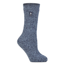 (04-Aug, Denim) Heat Holders - Heat Holders Winter Thermosocken für Damen | Warme Socken Bunte Streifen